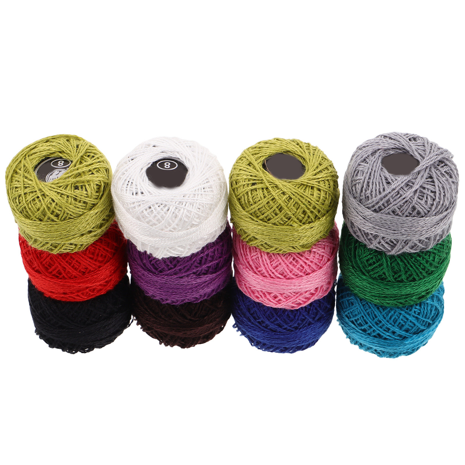 Embroidery Craft - 12-delige set katoenen borduurgaren in diverse
