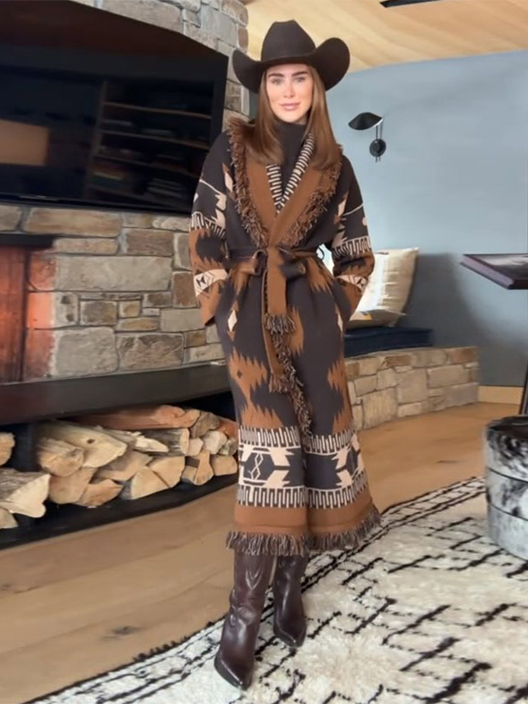 Chique Kwasten Vrouwen Vest La - Tassel Fringe Trim recensie en prijs