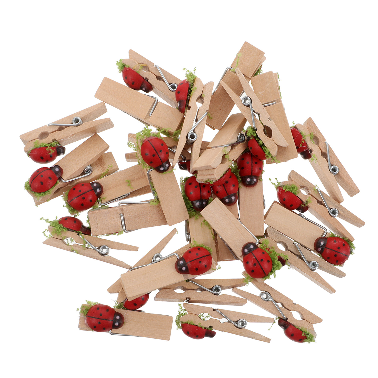 40 stuks houten clips met cart - Embellishments For Scrapbooking recensie en prijs