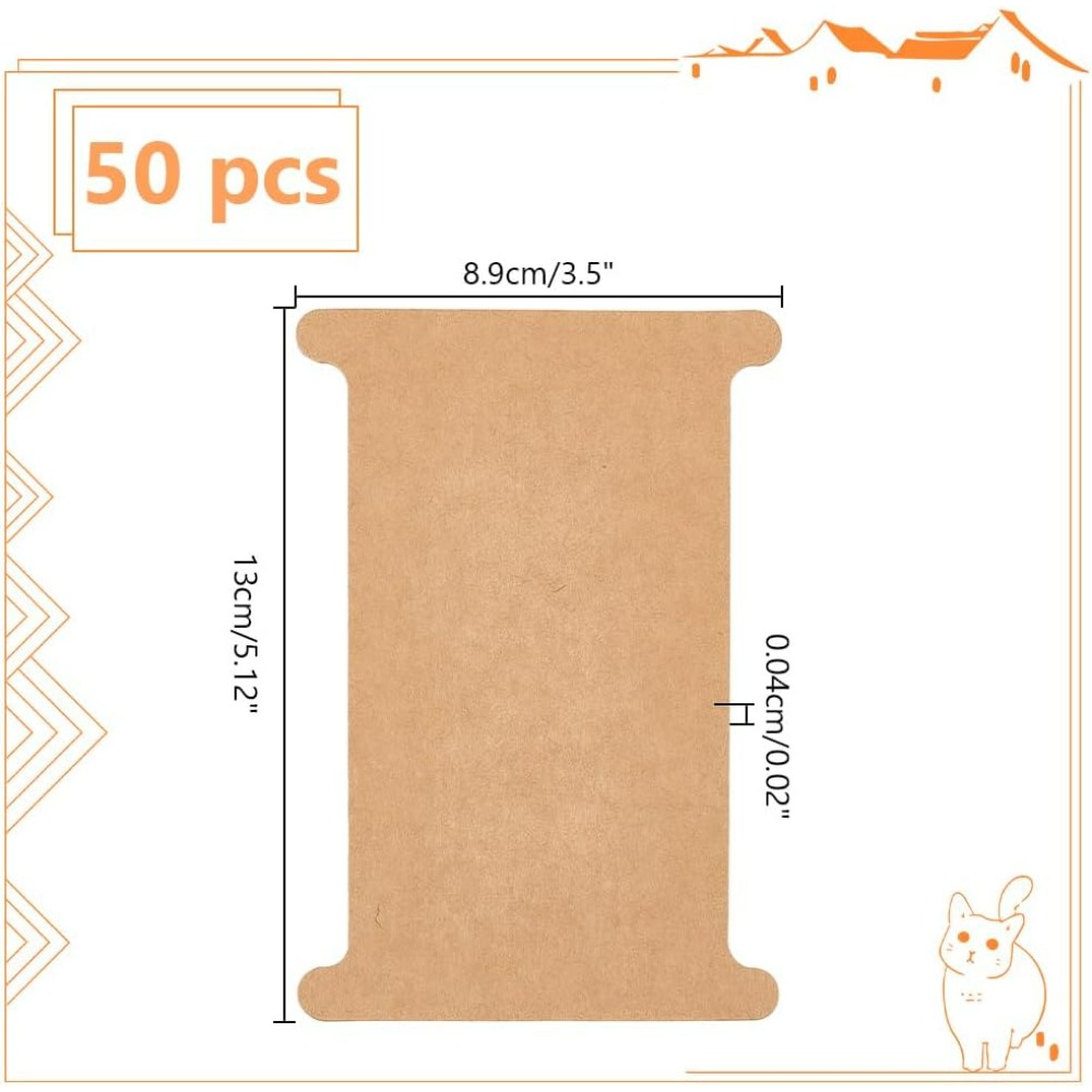 50 stks Lint Organizer Kartonn - Organza Ribbon Spool recensie en prijs
