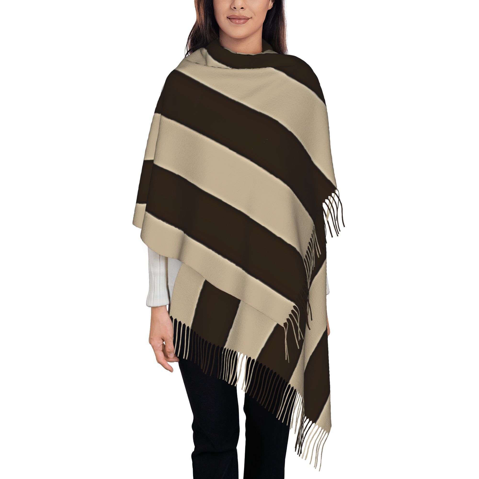 1 stuk: verticale sjaal met br - Tassel Fringe Trim recensie en prijs