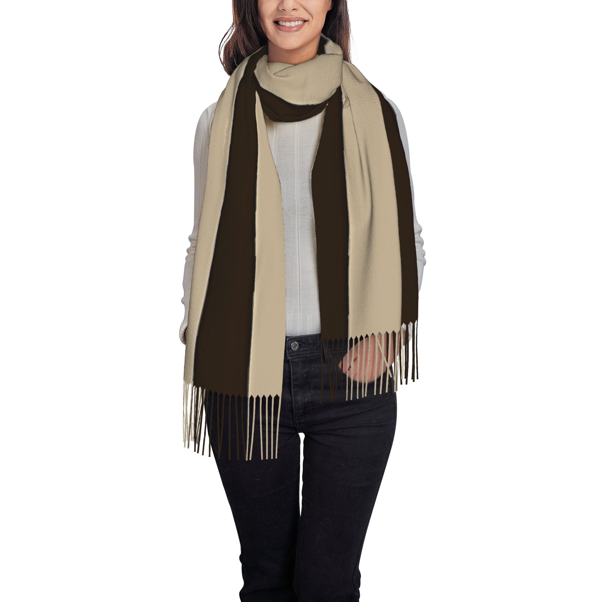 1 stuk: verticale sjaal met br - Tassel Fringe Trim recensie en prijs