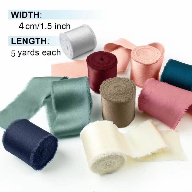 Zijden satijnen lint, 3 rollen - Organza Ribbon Spool recensie en prijs